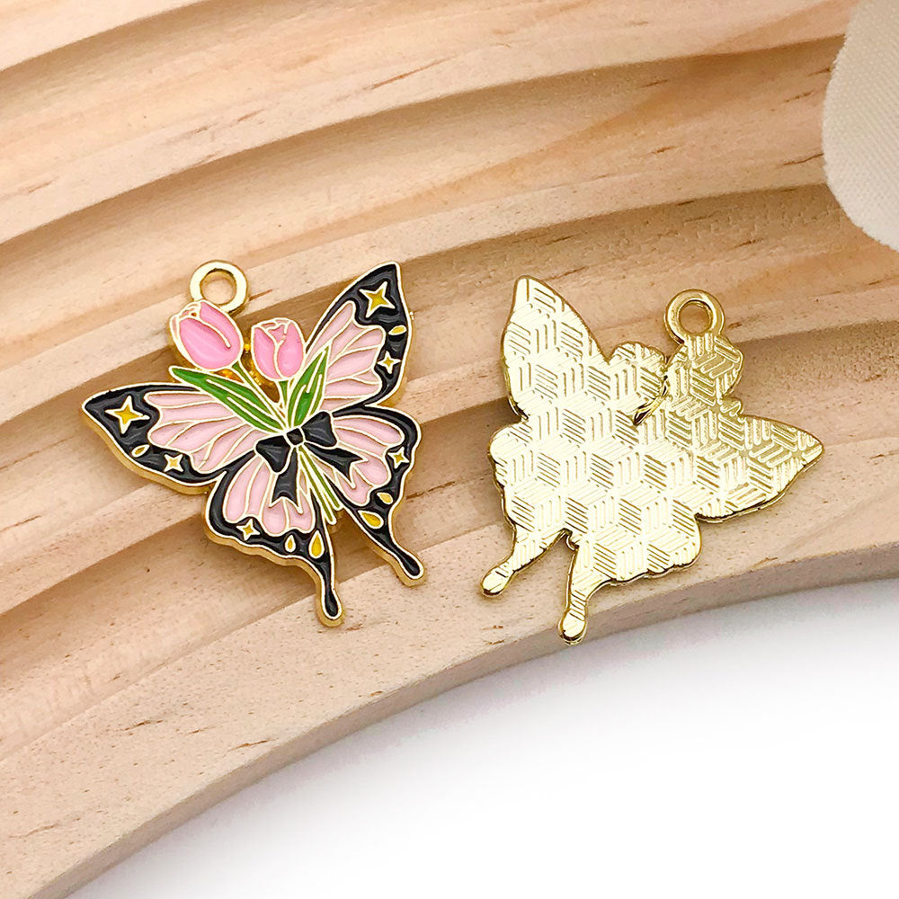 WWholesale Insect Butterfly Moth DIY Necklace Pendant Accessories